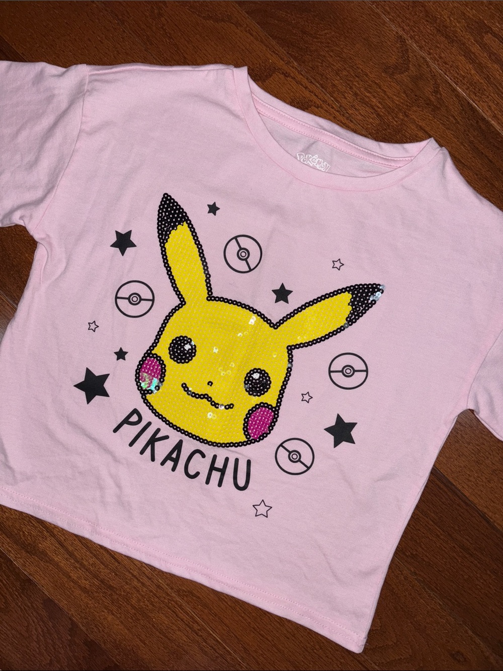 Pokemon Pink & Yellow Pikachu Short Sleeve Tee